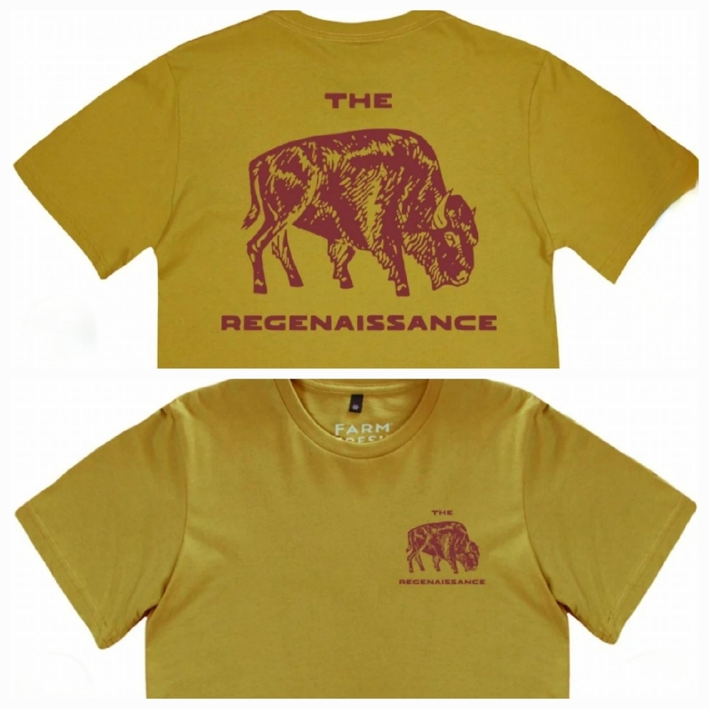 Regenaissance - Mustard Men's T-Shirt - Picture 2 of 13